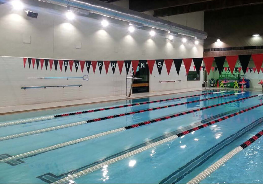 indoor swimming pool lighting