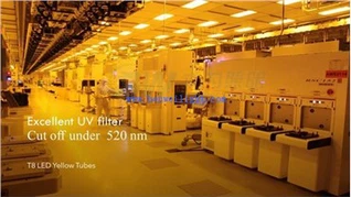 Жуте лед флуоресцентне цеви