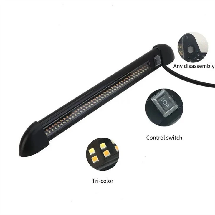 12volt double color caravan Awning light detail