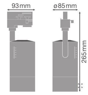 LED Dimmable Tracklight Spot 3