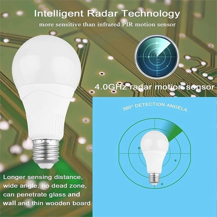 sensor light bulb detail