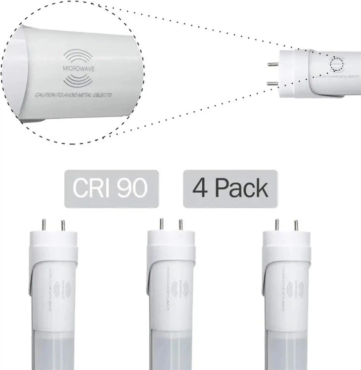 Microwave sensor motion detective led tube