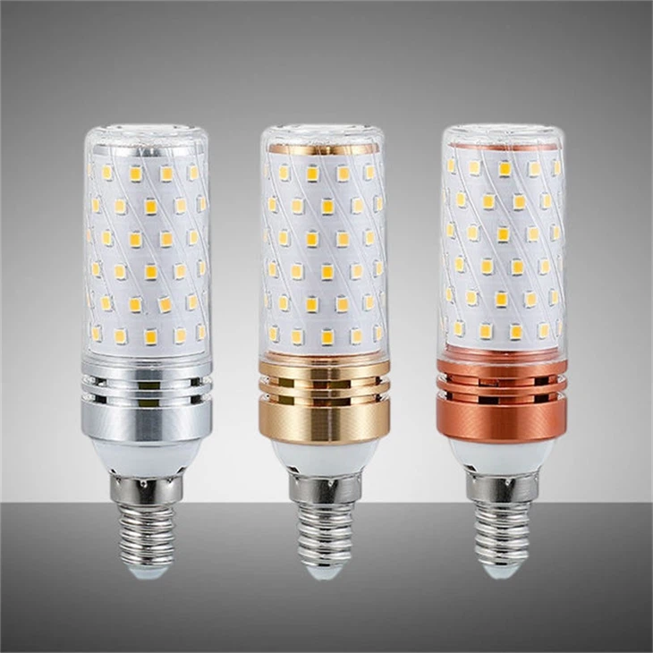 12W LED Corn Bulb - SMD Golden Light | Warm White/Daylight | E27/E14 Base