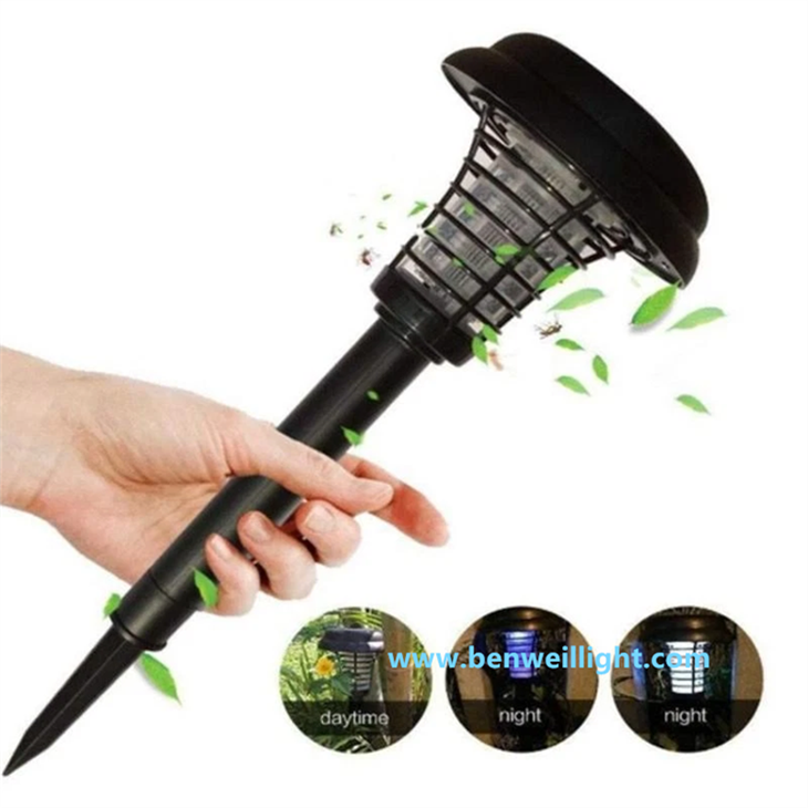 Solar Mosquito Zapper: Waterproof Outdoor Bug Killer Lamp With LED Light best