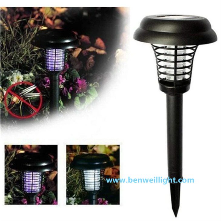 Solar Mosquito Zapper: Waterproof Outdoor Bug Killer Lamp With LED Light factory