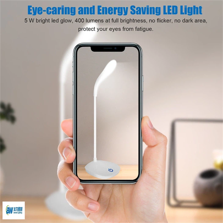 Touch Dimmable USB Rechargeable LED Desk Light high quality
